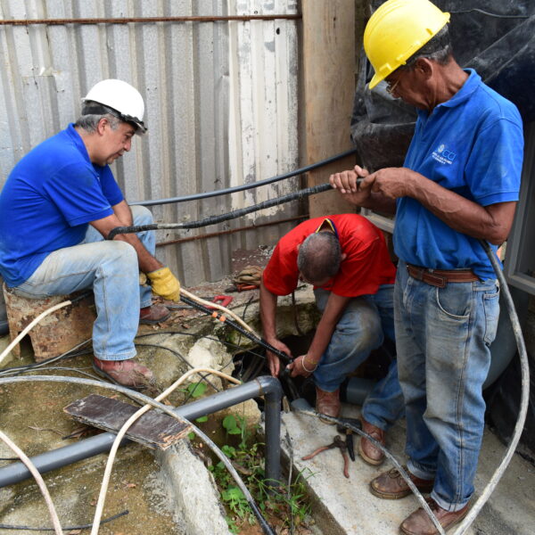 Mantenimiento correctivo en red de baja tensión