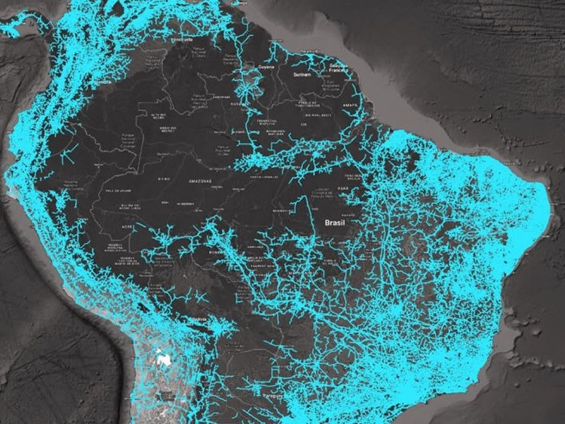 Uso de luces nocturnas para mapear la infraestructura de la red eléctrica